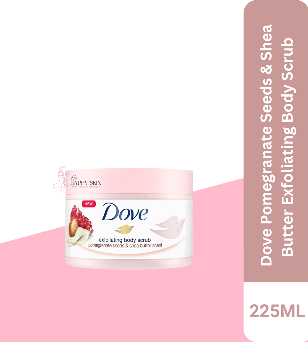 Dove Exfoliating Pomegranate Seeds & Shea Butter Scent Body Scrub 225ml